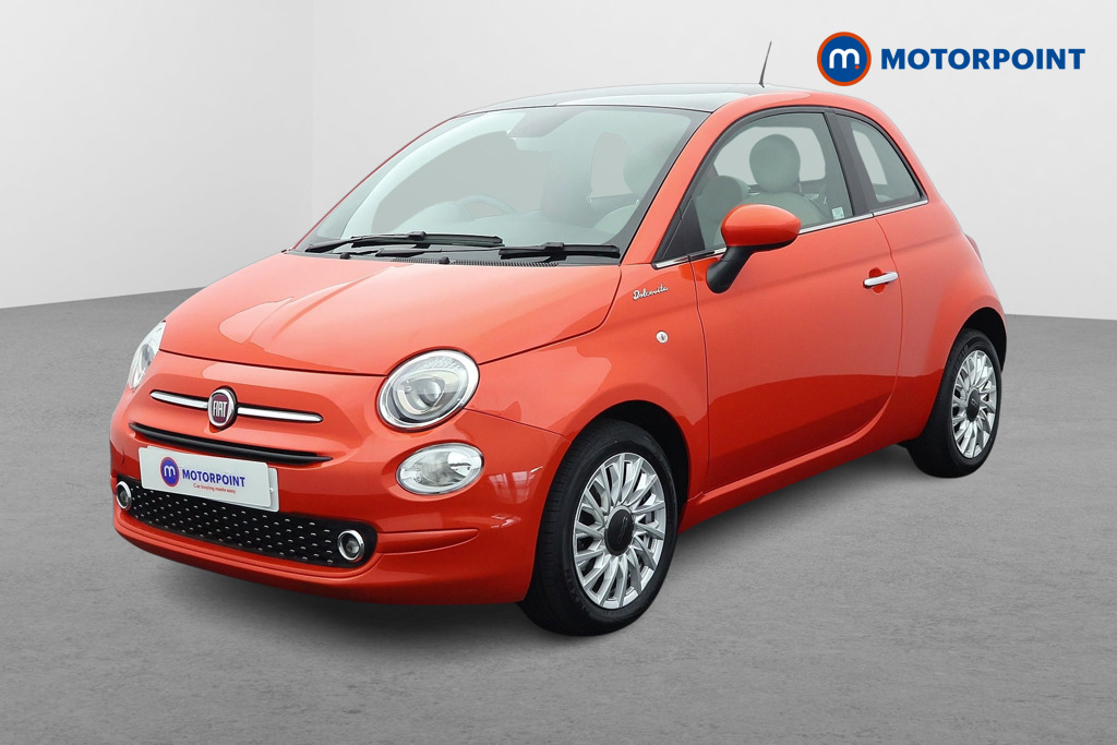 Fiat 500 Dolcevita Manual Petrol-Electric Hybrid Hatchback - Stock Number (1563817) - Passenger side front corner