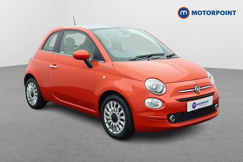 Fiat 500 Dolcevita Manual Petrol-Electric Hybrid Hatchback - Stock Number (1563817) - Drivers side front corner