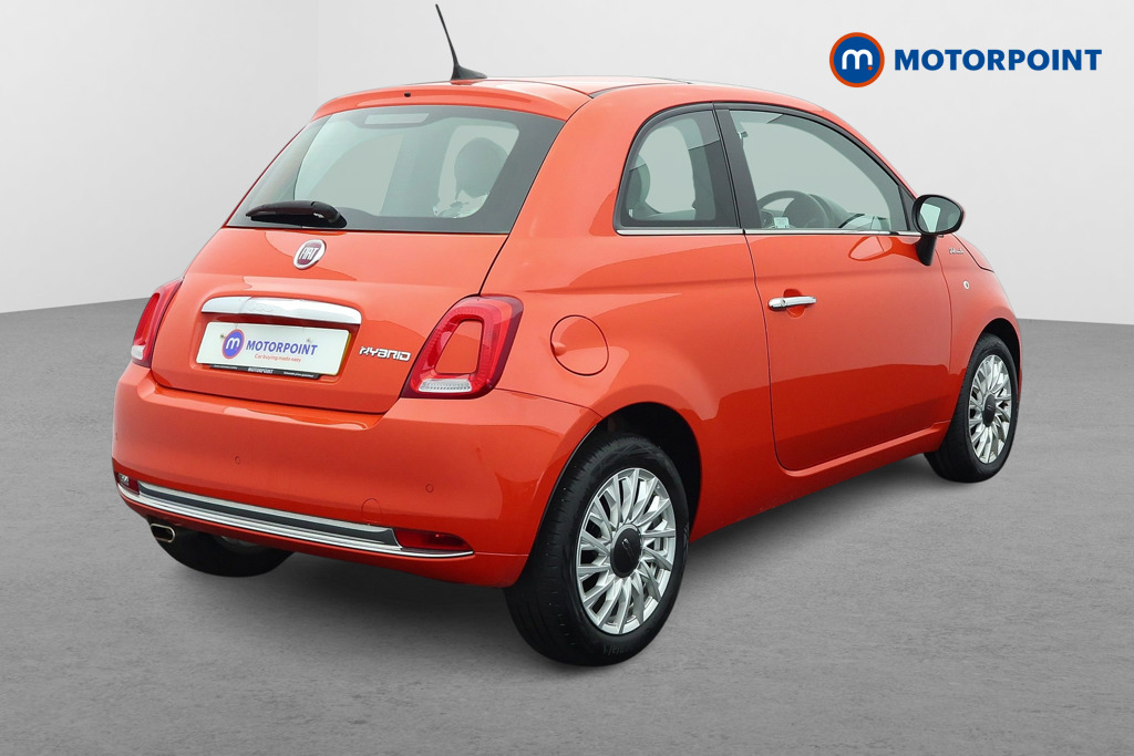 Fiat 500 Dolcevita Manual Petrol-Electric Hybrid Hatchback - Stock Number (1563817) - Drivers side rear corner