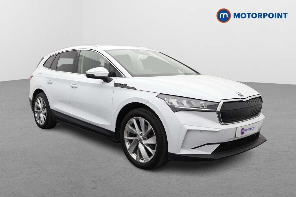 Skoda Enyaq 80 Ecosuite Automatic Electric SUV - Stock Number (1565105) - Drivers side front corner