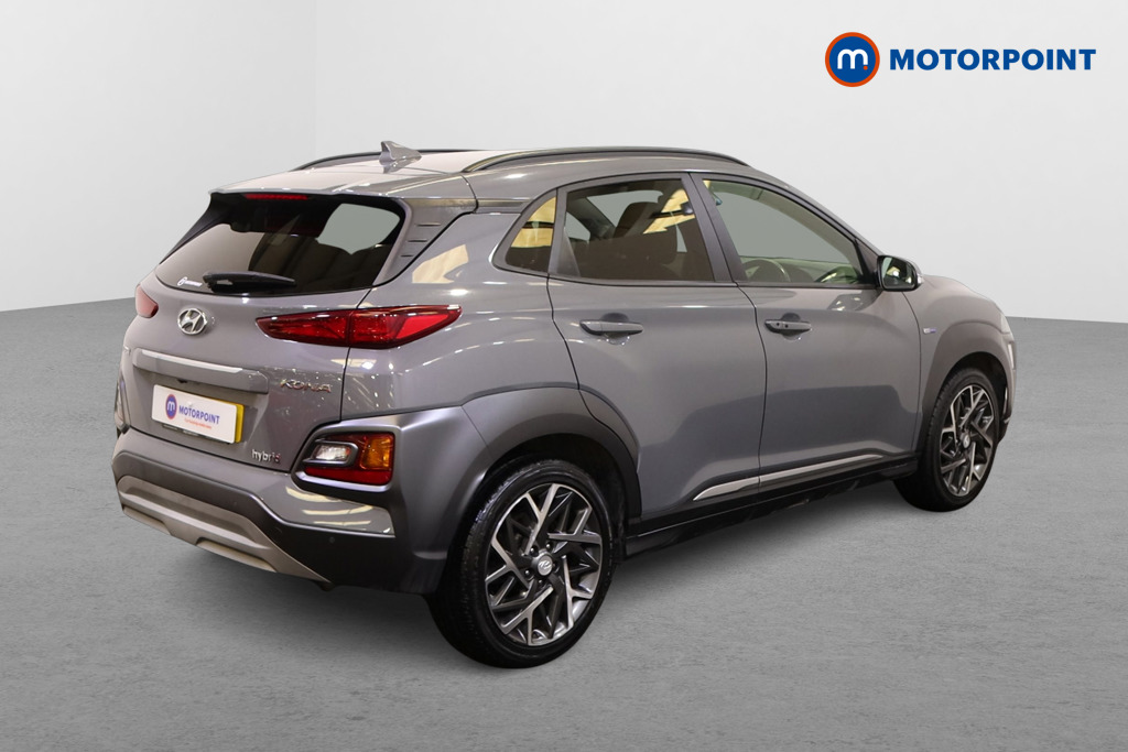 Hyundai Kona Premium Automatic Petrol-Electric Hybrid SUV - Stock Number (1567262) - Drivers side rear corner