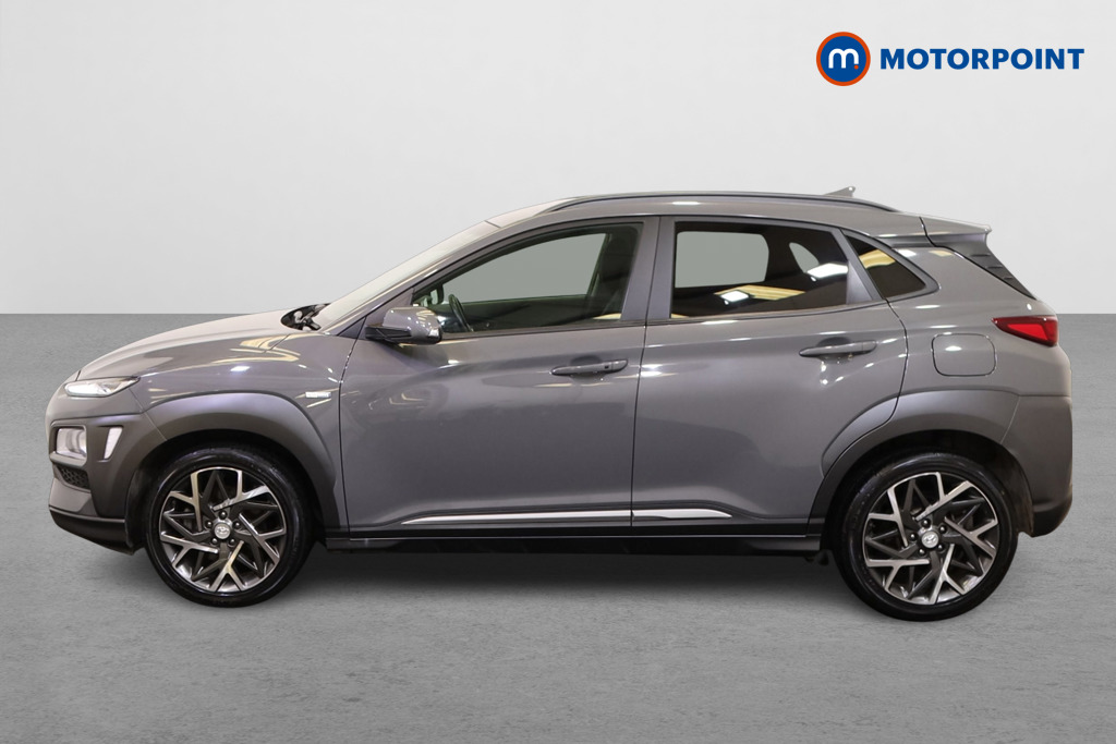 Hyundai Kona Premium Automatic Petrol-Electric Hybrid SUV - Stock Number (1567262) - Passenger side