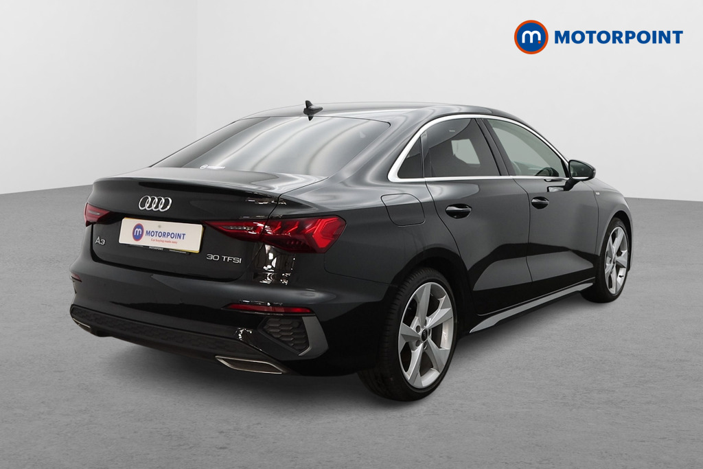 Audi A3 S Line Manual Petrol Saloon - Stock Number (1567763) - Drivers side rear corner