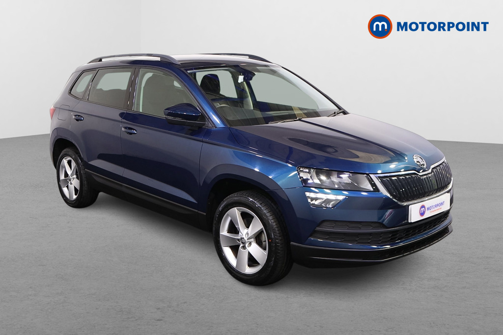 Skoda Karoq SE Manual Petrol SUV - Stock Number (1564188) - Drivers side front corner