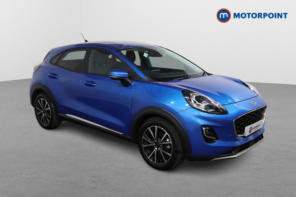Ford Puma Titanium Manual Petrol-Electric Hybrid SUV - Stock Number (1565237) - Drivers side front corner