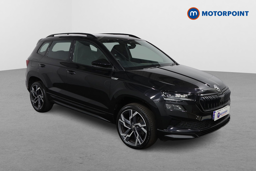 Skoda Karoq Sportline Automatic Petrol SUV - Stock Number (1569997) - Drivers side front corner
