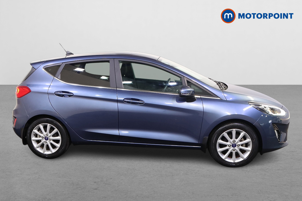 Ford Fiesta Titanium Manual Petrol Hatchback - Stock Number (1570003) - Drivers side