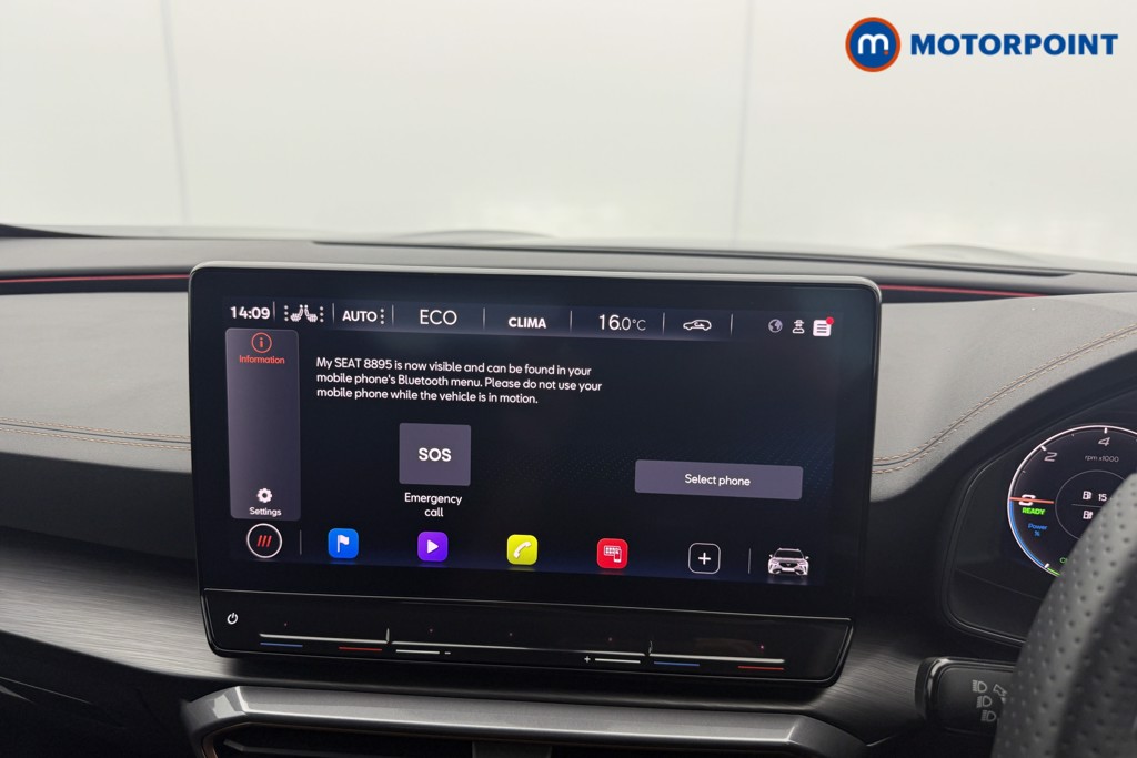 Cupra Formentor V2 Automatic Petrol Plug-In Hybrid SUV - Stock Number (1567353) - 9th supplementary image