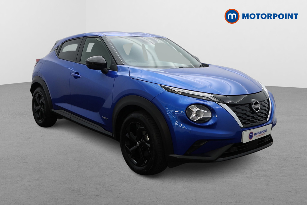 Nissan Juke N-Connecta Automatic Petrol-Electric Hybrid SUV - Stock Number (1571295) - Drivers side front corner