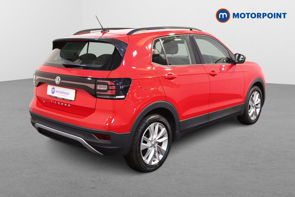 Volkswagen T-Cross SE Manual Petrol SUV - Stock Number (1565226) - Drivers side rear corner