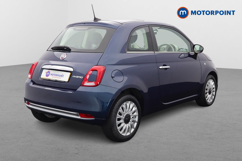 Fiat 500 1.0 Mild Hybrid 3Dr Manual Petrol-Electric Hybrid Hatchback - Stock Number (1567537) - Drivers side rear corner