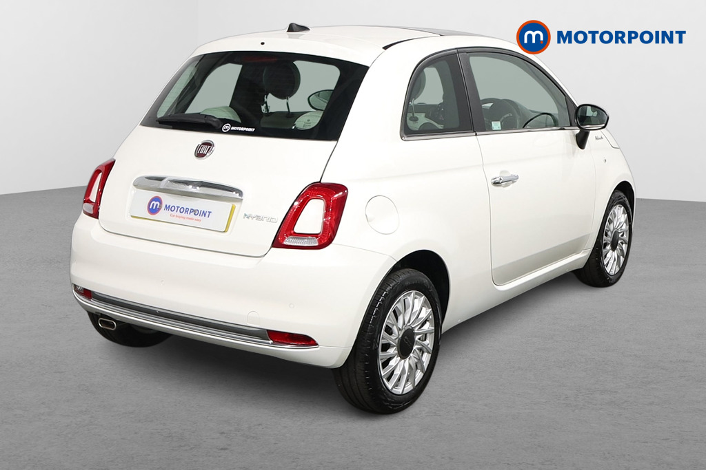 Fiat 500 Dolcevita Manual Petrol-Electric Hybrid Hatchback - Stock Number (1568244) - Drivers side rear corner
