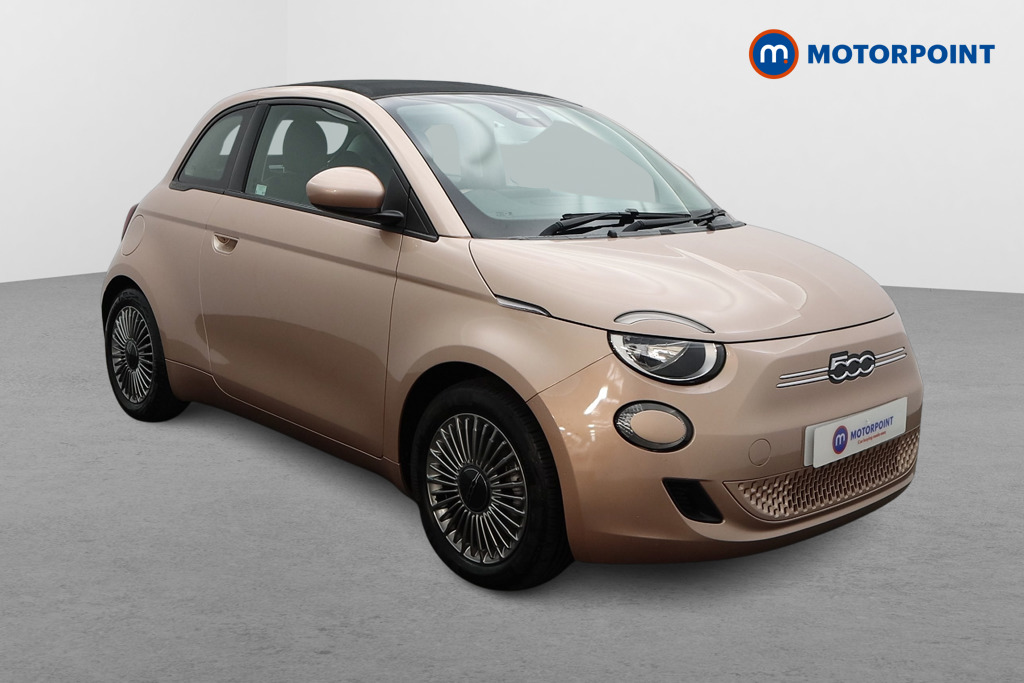 Fiat 500 Icon Automatic Electric Convertible - Stock Number (1569674) - Drivers side front corner