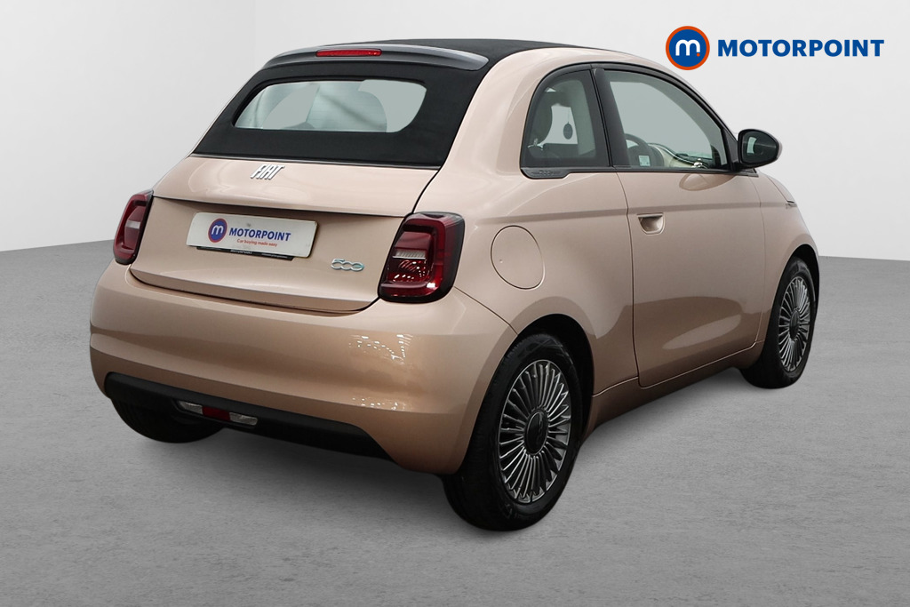 Fiat 500 Icon Automatic Electric Convertible - Stock Number (1569674) - Drivers side rear corner