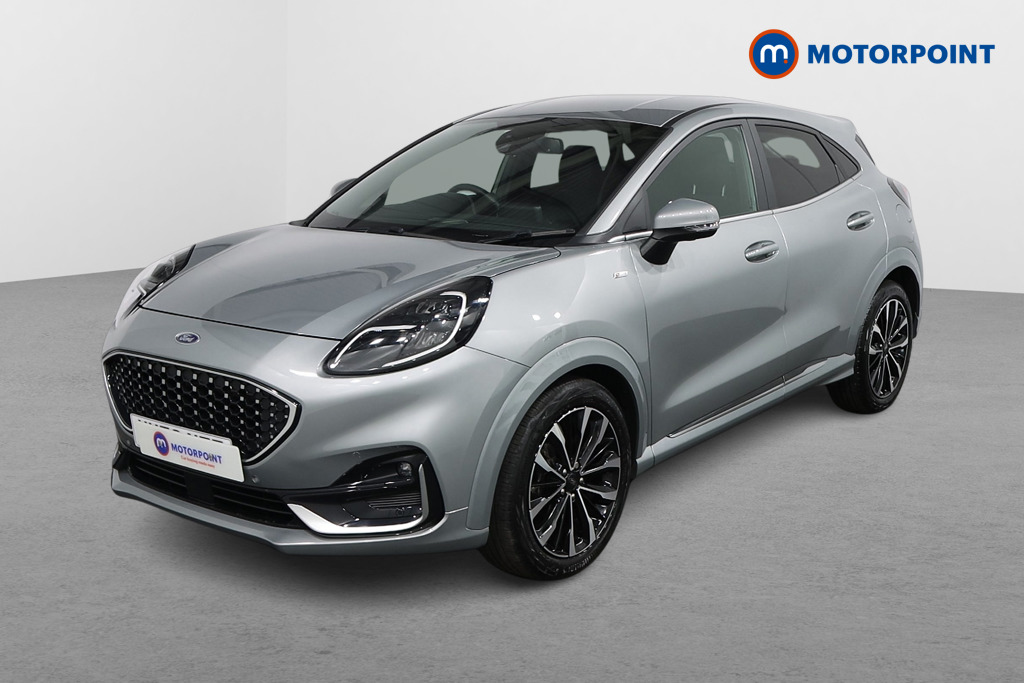 Ford Puma St-Line Vignale Manual Petrol-Electric Hybrid SUV - Stock Number (1571629) - Passenger side front corner