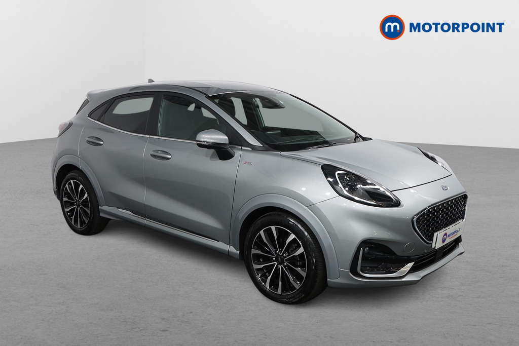 Ford Puma St-Line Vignale Manual Petrol-Electric Hybrid SUV - Stock Number (1571629) - Drivers side front corner