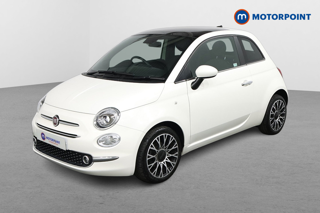 Fiat 500 TOP Manual Petrol-Electric Hybrid Hatchback - Stock Number (1565268) - Passenger side front corner