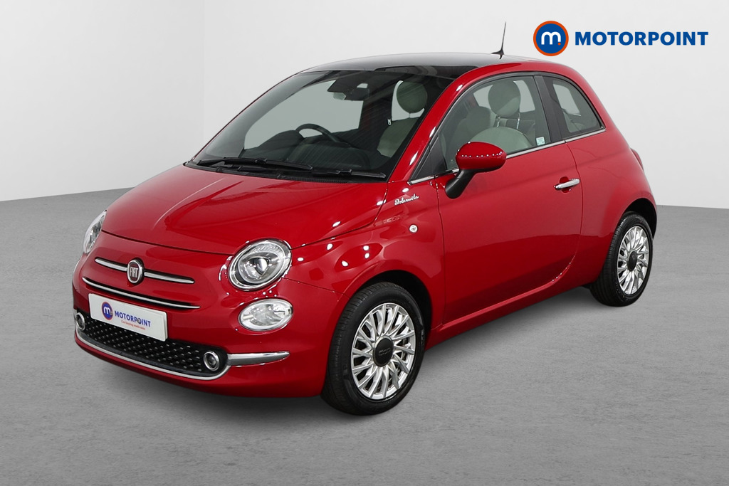 Fiat 500 Dolcevita Manual Petrol-Electric Hybrid Hatchback - Stock Number (1570957) - Passenger side front corner