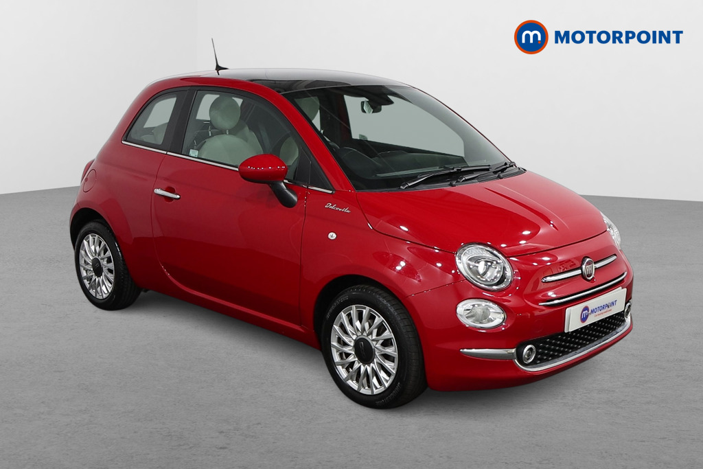 Fiat 500 Dolcevita Manual Petrol-Electric Hybrid Hatchback - Stock Number (1570957) - Drivers side front corner