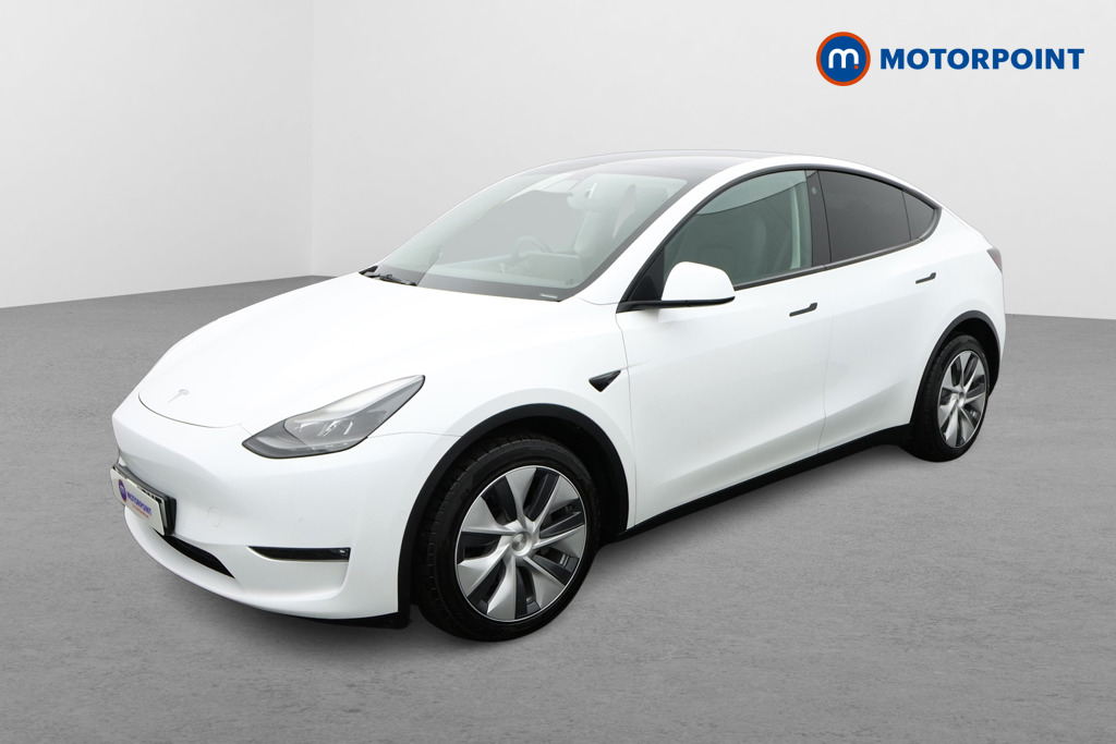 Tesla Model Y Long Range Automatic Electric SUV - Stock Number (1559356) - Passenger side front corner