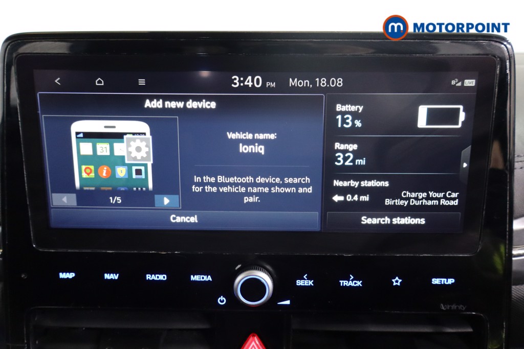 Hyundai Ioniq Premium Automatic Electric Hatchback - Stock Number (1559917) - 7th supplementary image