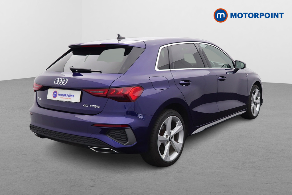 Audi A3 S Line Automatic Petrol Plug-In Hybrid Hatchback - Stock Number (1563864) - Drivers side rear corner