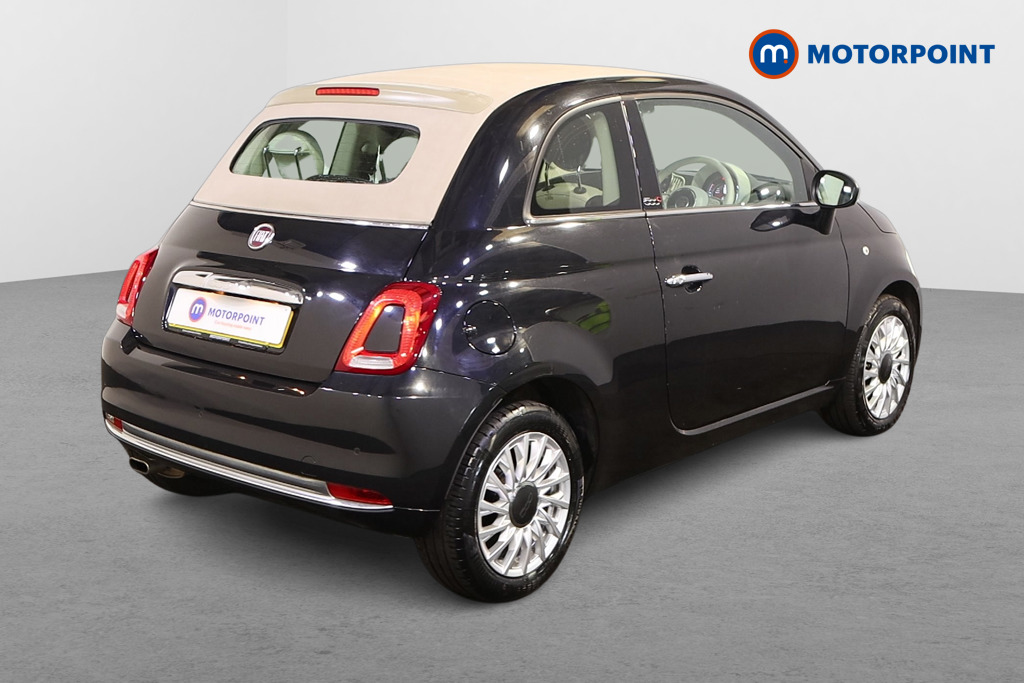 Fiat 500 Lounge Manual Petrol Convertible - Stock Number (1566616) - Drivers side rear corner
