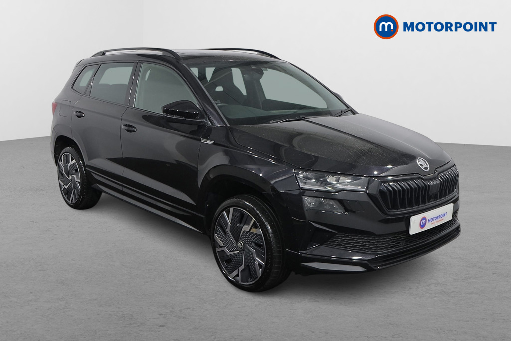 Skoda Karoq Sportline Automatic Petrol SUV - Stock Number (1563441) - Drivers side front corner