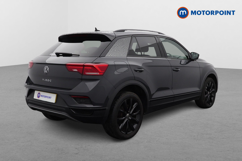 Volkswagen T-Roc Black Edition Manual Petrol SUV - Stock Number (1564665) - Drivers side rear corner