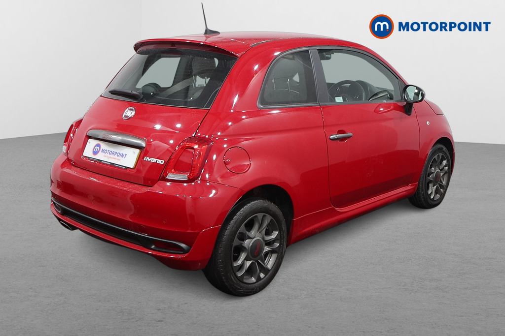 Fiat 500 Sport Manual Petrol-Electric Hybrid Hatchback - Stock Number (1565883) - Drivers side rear corner