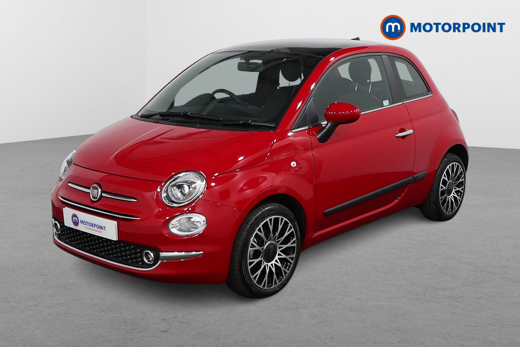 Fiat 500 TOP Manual Petrol-Electric Hybrid Hatchback - Stock Number (1568250) - Passenger side front corner