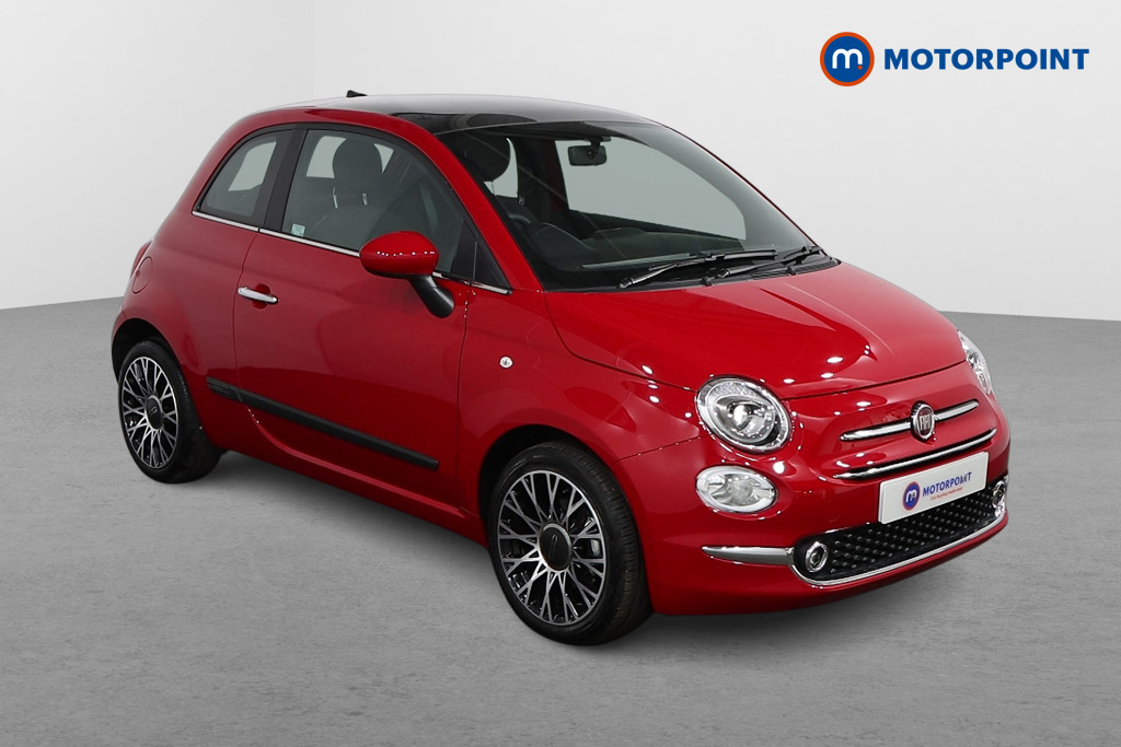 Fiat 500 TOP Manual Petrol-Electric Hybrid Hatchback - Stock Number (1568250) - Drivers side front corner