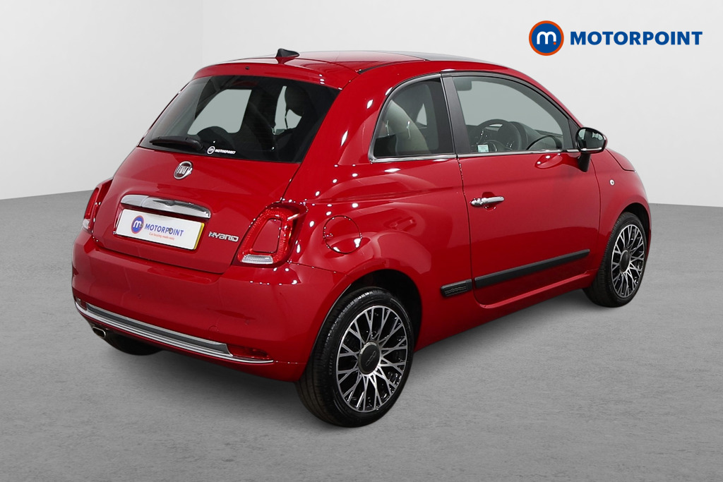 Fiat 500 TOP Manual Petrol-Electric Hybrid Hatchback - Stock Number (1568250) - Drivers side rear corner