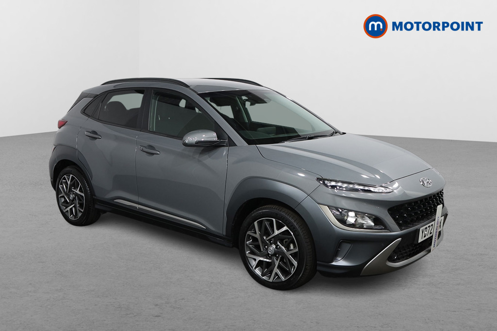 Hyundai Kona Premium Automatic Petrol-Electric Hybrid SUV - Stock Number (1572443) - Drivers side front corner