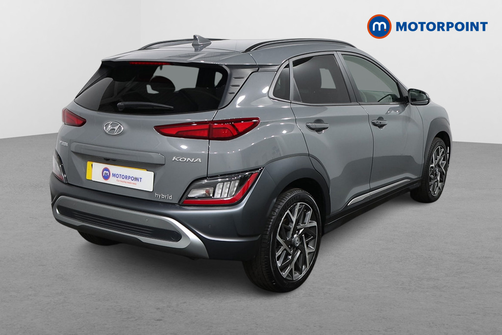 Hyundai Kona Premium Automatic Petrol-Electric Hybrid SUV - Stock Number (1572443) - Drivers side rear corner