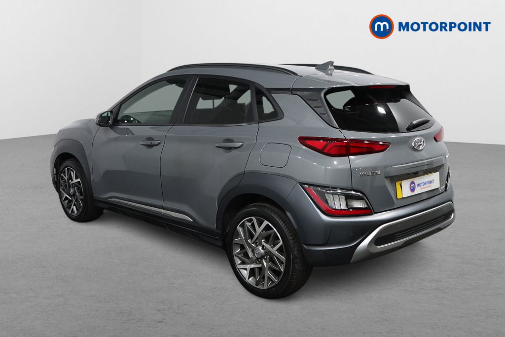 Hyundai Kona Premium Automatic Petrol-Electric Hybrid SUV - Stock Number (1572443) - Passenger side rear corner