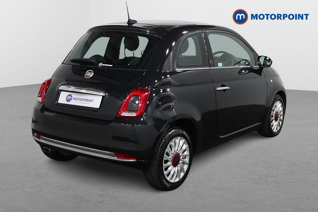 Fiat 500 RED Manual Petrol-Electric Hybrid Hatchback - Stock Number (1565953) - Drivers side rear corner