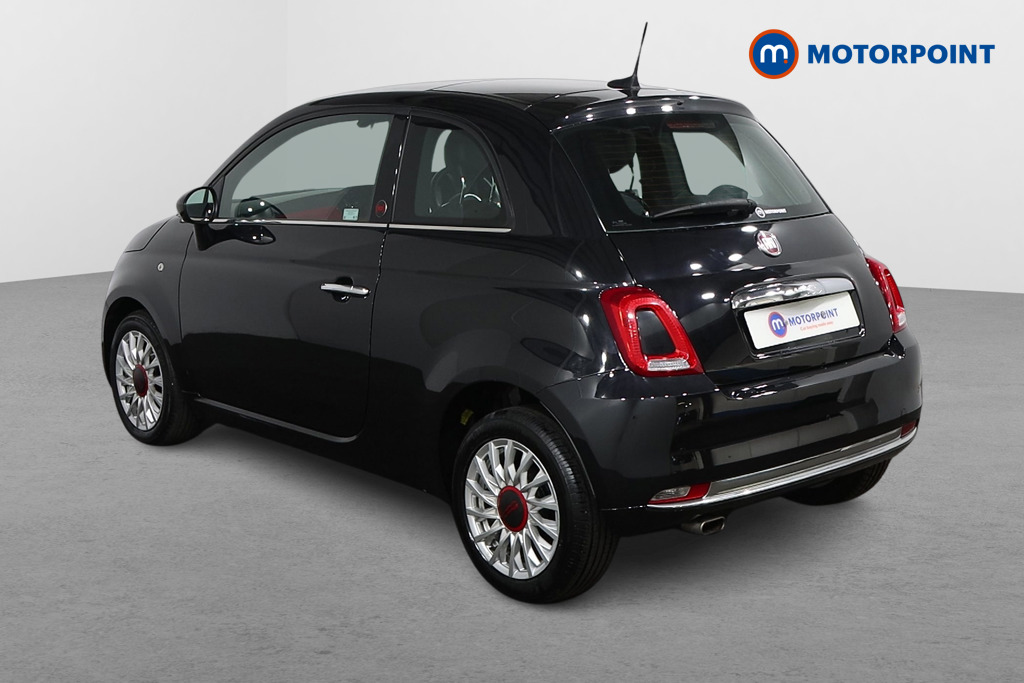 Fiat 500 RED Manual Petrol-Electric Hybrid Hatchback - Stock Number (1565953) - Passenger side rear corner