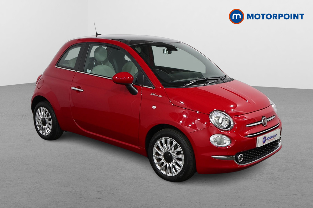Fiat 500 Dolcevita Manual Petrol-Electric Hybrid Hatchback - Stock Number (1570263) - Drivers side front corner