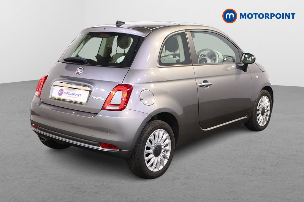 Fiat 500 Lounge Manual Petrol-Electric Hybrid Hatchback - Stock Number (1571708) - Drivers side rear corner