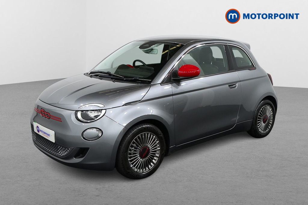 Fiat 500 RED Automatic Electric Hatchback - Stock Number (1572679) - Passenger side front corner