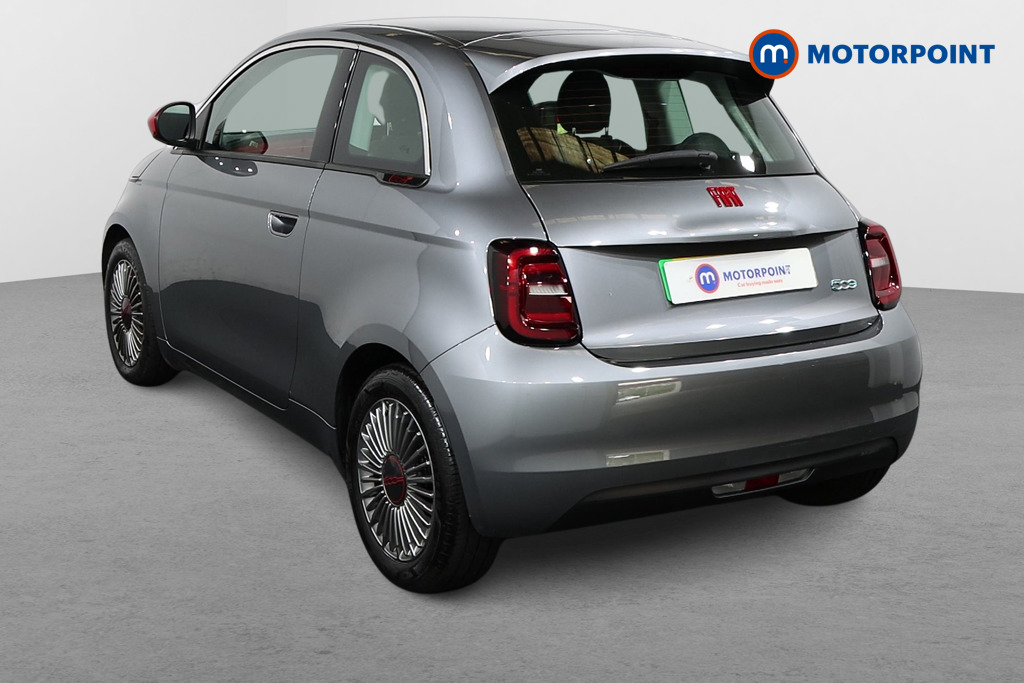 Fiat 500 RED Automatic Electric Hatchback - Stock Number (1572679) - Passenger side rear corner