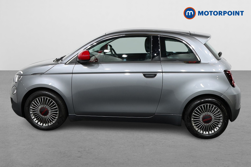 Fiat 500 RED Automatic Electric Hatchback - Stock Number (1572679) - Passenger side