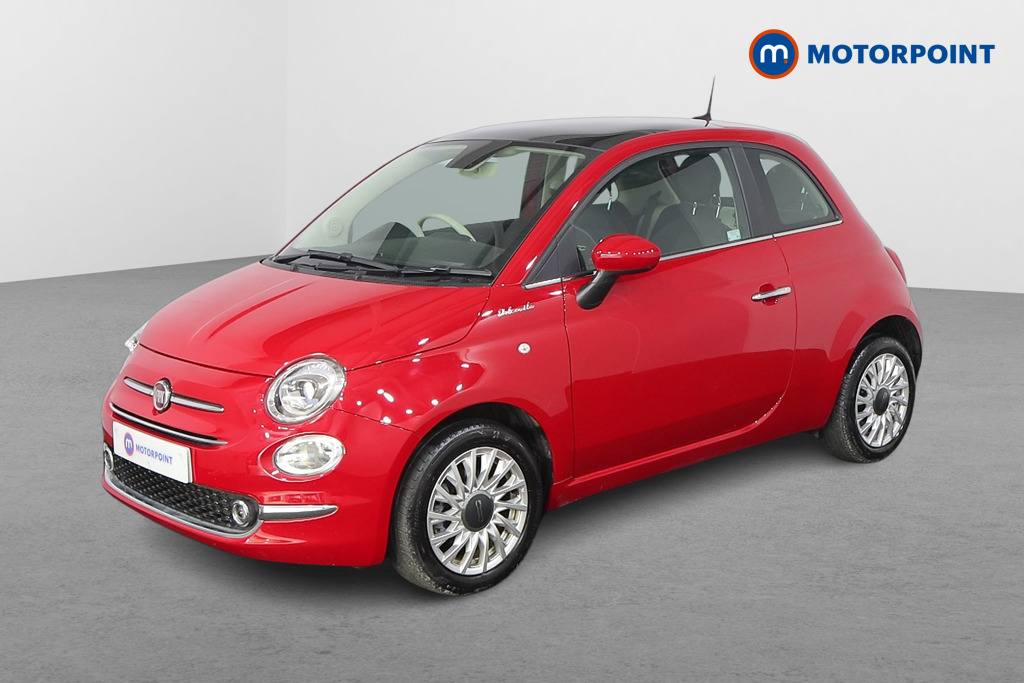Fiat 500 Dolcevita Manual Petrol-Electric Hybrid Hatchback - Stock Number (1573282) - Passenger side front corner