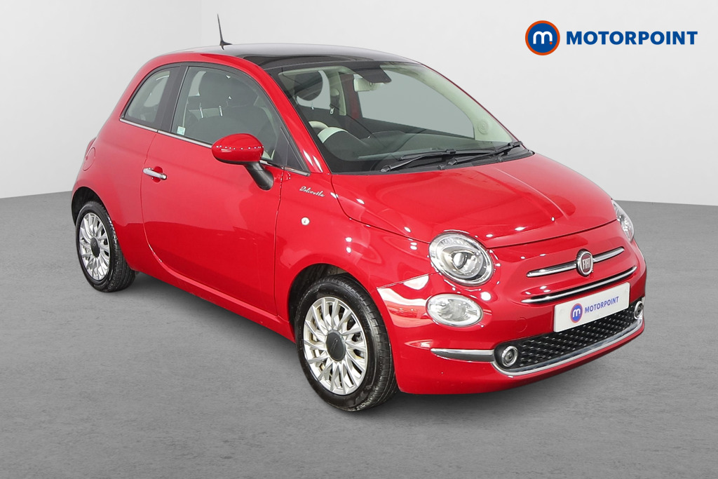 Fiat 500 Dolcevita Manual Petrol-Electric Hybrid Hatchback - Stock Number (1573282) - Drivers side front corner