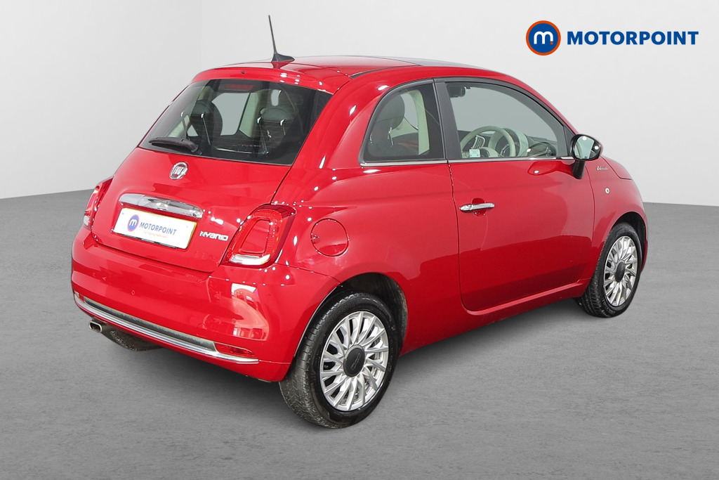 Fiat 500 Dolcevita Manual Petrol-Electric Hybrid Hatchback - Stock Number (1573282) - Drivers side rear corner