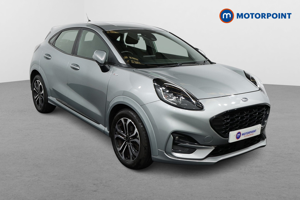 Ford Puma St-Line Manual Petrol-Electric Hybrid SUV - Stock Number (1562985) - Drivers side front corner