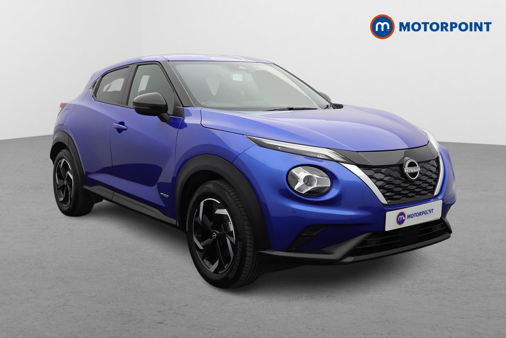 Nissan Juke N-Connecta Automatic Petrol-Electric Hybrid SUV - Stock Number (1569305) - Drivers side front corner