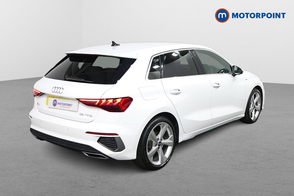 Audi A3 S Line Manual Petrol Hatchback - Stock Number (1570114) - Drivers side rear corner
