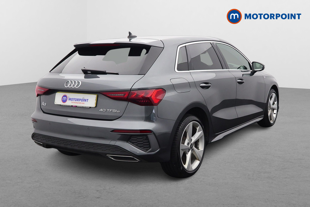 Audi A3 S Line Automatic Petrol Plug-In Hybrid Hatchback - Stock Number (1570169) - Drivers side rear corner